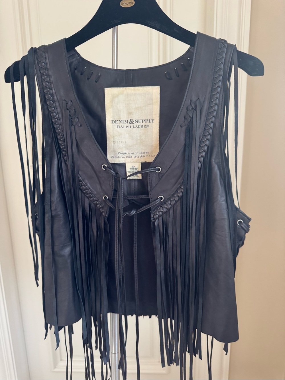 Vintage Ralph Lauren Leather Vest